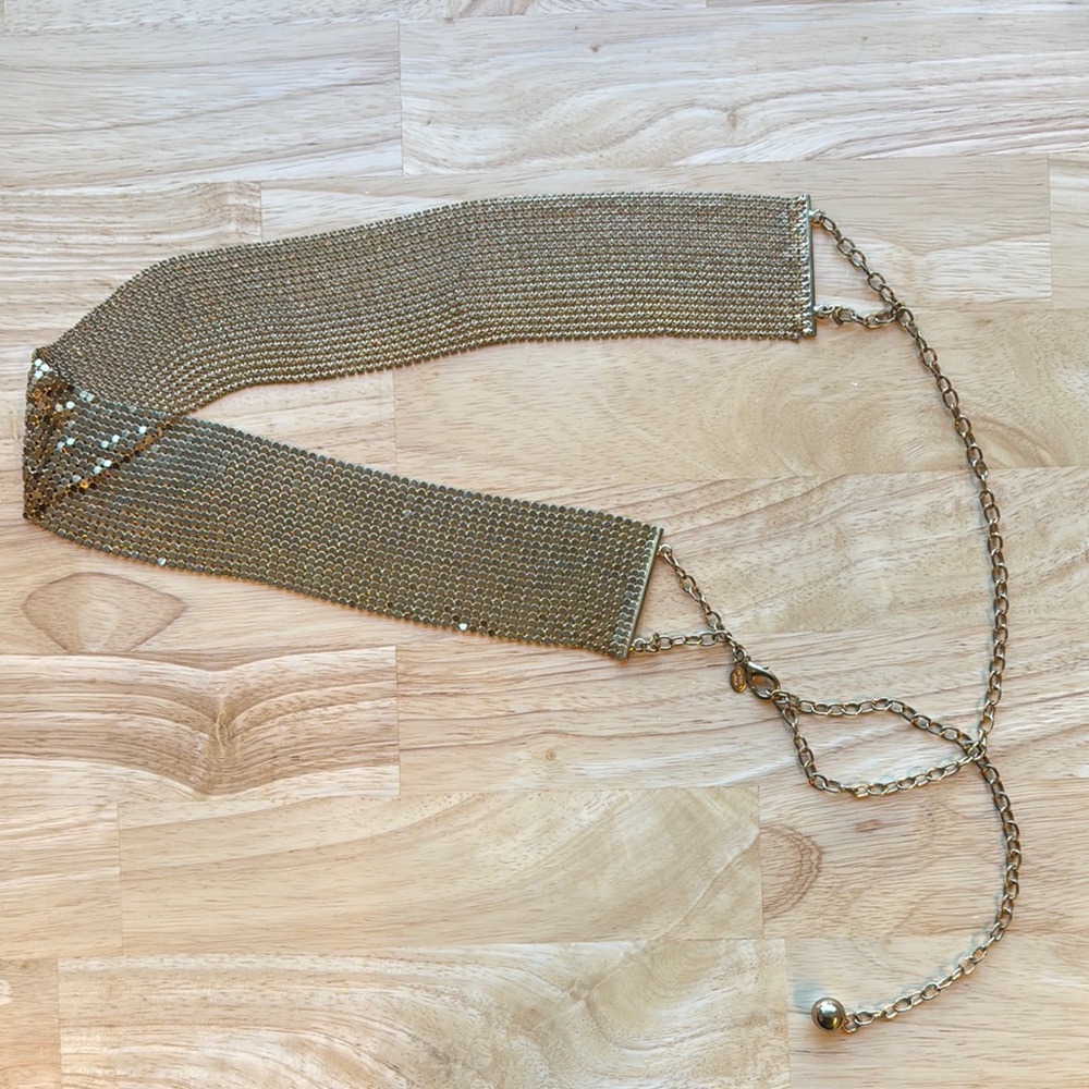 Gold Mesh Chain Belt